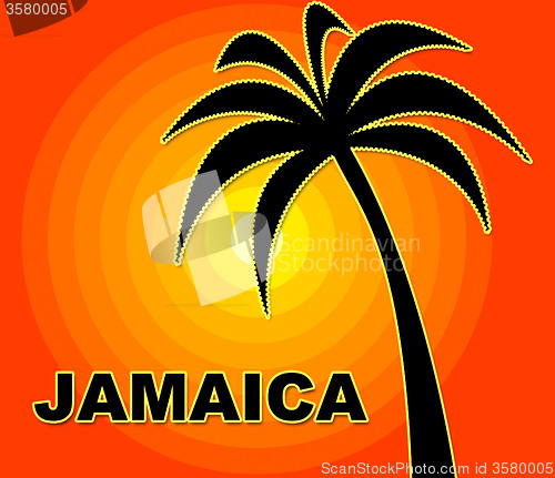 Image of Jamaican Holiday Indicates Go On Leave And Summer