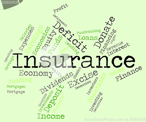 Image of Insurance Word Indicates Covered Coverage And Contract