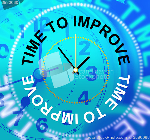 Image of Time To Improve Means Improvement Plan And Growth