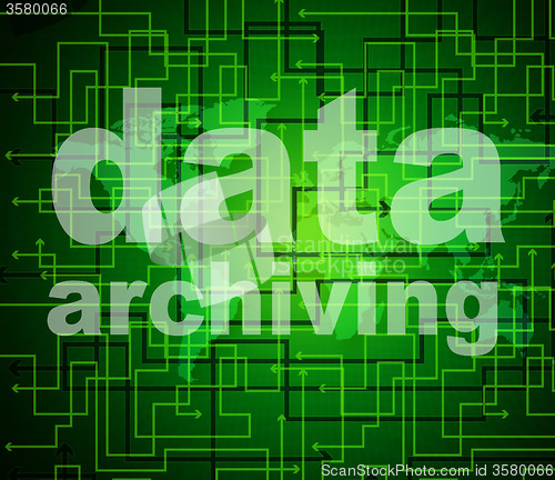 Image of Data Archiving Shows Library Catalog And Backup