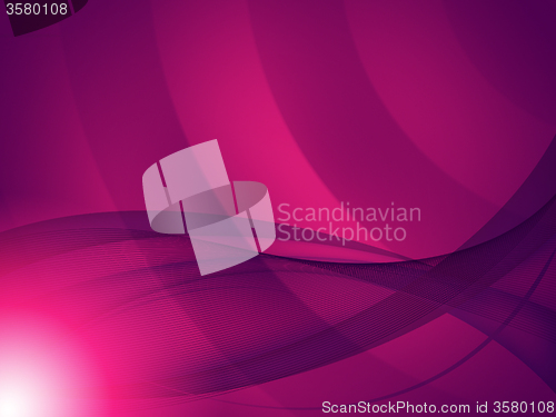 Image of Wavy Pink Background Means Modern Art Or Design\r
