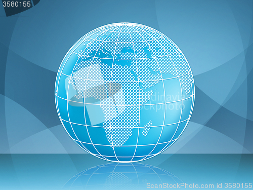 Image of Globe Background Means Backgrounds Earth And Global