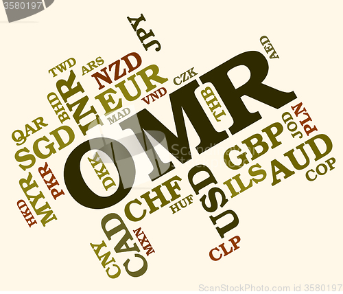 Image of Omr Currency Indicates Oman Rials And Currencies