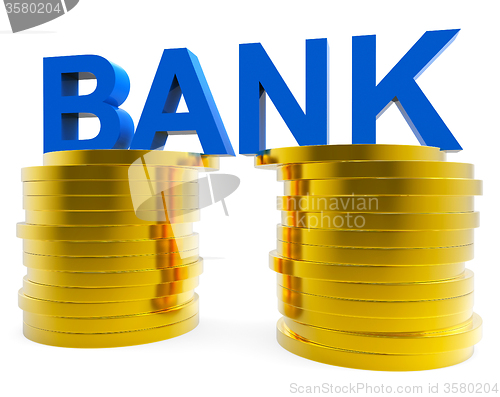 Image of Bank Savings Shows Progress Finances And Wealthy