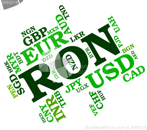 Image of Ron Currency Shows Forex Trading And Currencies