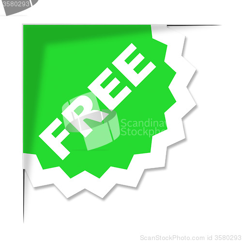 Image of Free Label Means With Our Compliments And Freebie