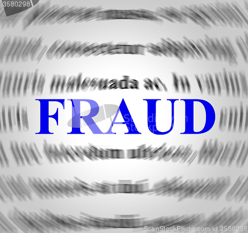 Image of Fraud Definition Indicates Rip Off And Con