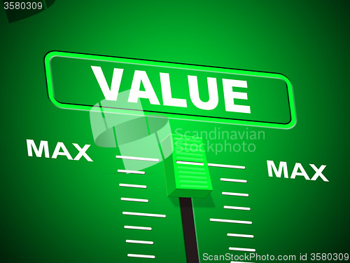 Image of Value Max Indicates Upper Limit And Ceiling