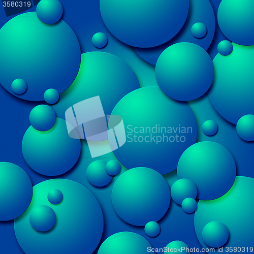 Image of Copyspace Background Represents Spheres Copy-Space And Spherical