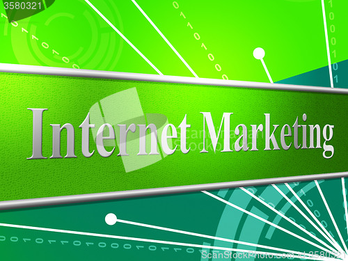 Image of Marketing Internet Represents World Wide Web And Www