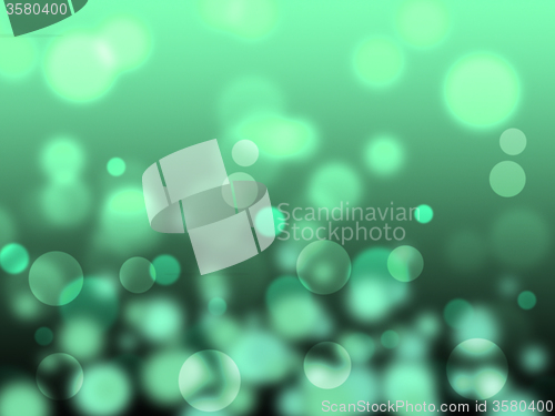 Image of Green Background Means Bokeh Lights And Abstract