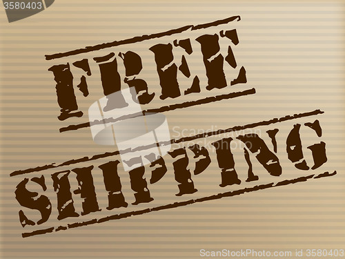 Image of Free Shipping Shows With Our Compliments And Courier