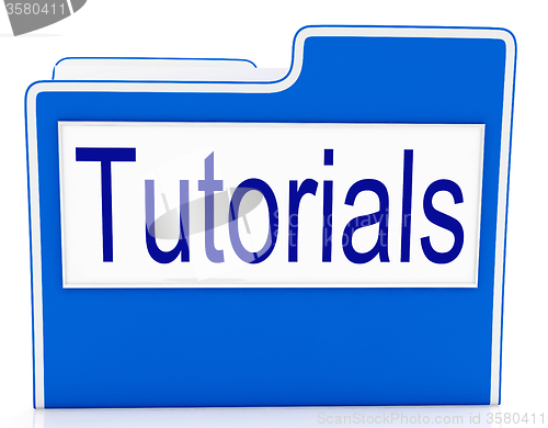 Image of Tutorials File Indicates Organization Correspondence And Files