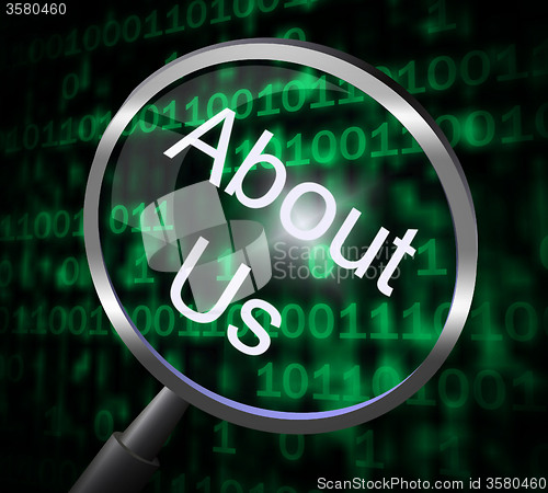 Image of About Us Indicates Magnify Magnification And Research