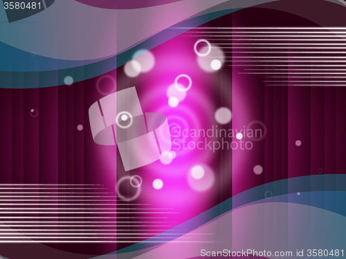 Image of Pink Circles Background Means Round And Ripples\r