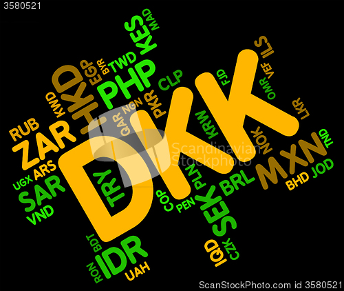 Image of Dkk Currency Means Worldwide Trading And Coinage