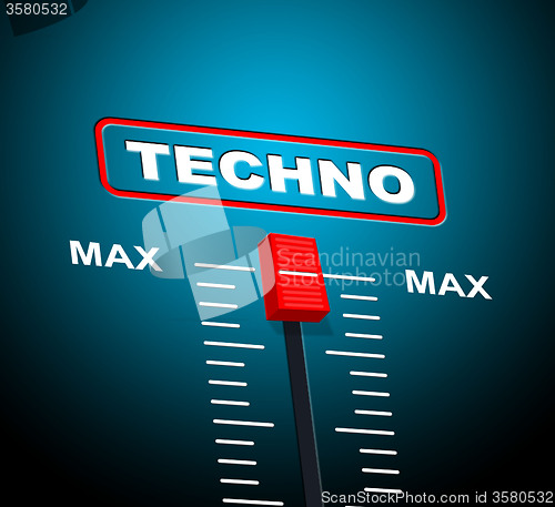 Image of Techno Music Indicates Sound Track And Celebration
