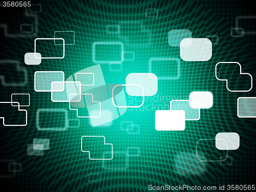 Image of Technology Background Shows Data IT And Telecommunications\r