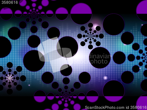 Image of Dots Background Shows Spots Or Circular Shapes\r