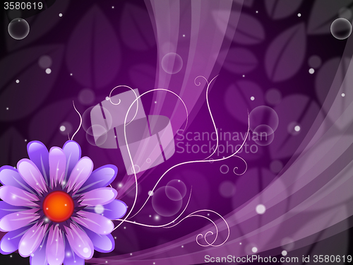 Image of Flower Background Shows Petals Blooming And Beauty\r