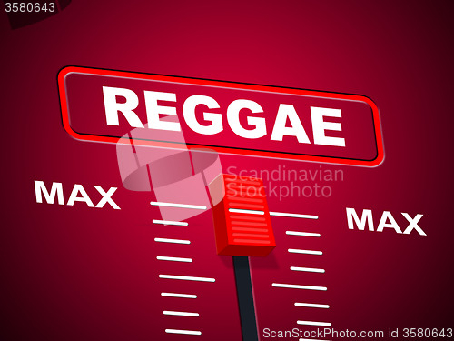 Image of Reggae Music Represents Sound Track And Ceiling