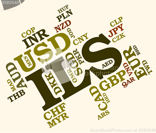 Image of Ils Currency Means Israel Shekel And Banknote