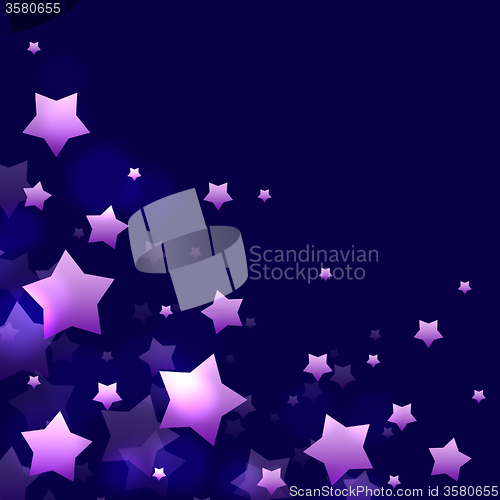 Image of Star Copyspace Shows Starred Copy-Space And Blank