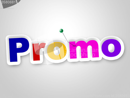 Image of Promo Sign Indicates Discounts Save And Clearance