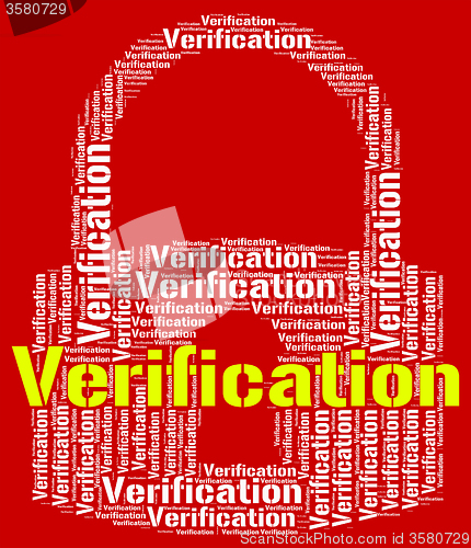 Image of Verification Lock Indicates Guaranteed Authentic And Authenticit