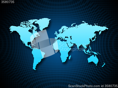 Image of Map Background Means Geography Of World And Planet\r