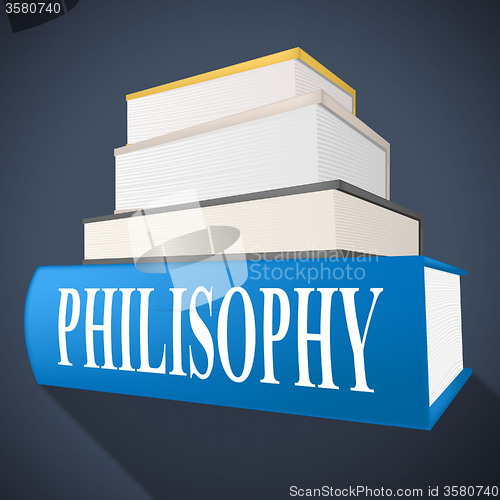 Image of Philosophy Book Shows Non-Fiction Morality And Reasoning