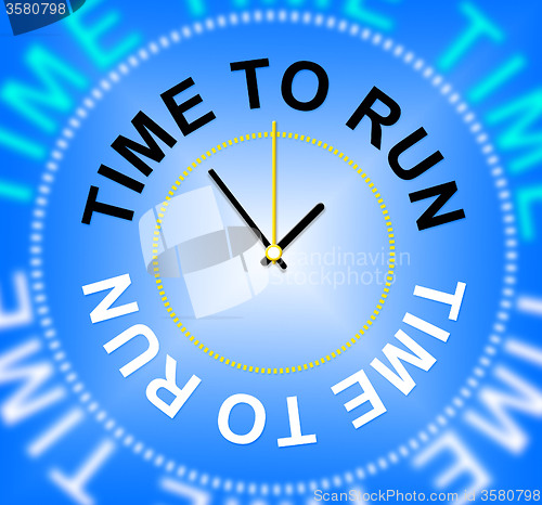 Image of Time To Run Shows Under Pressure And Busy
