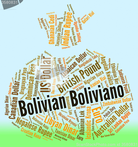 Image of Bolivian Boliviano Indicates Forex Trading And Bob