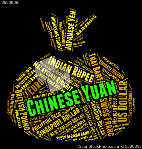 Image of Chinese Yuan Means Worldwide Trading And Coinage