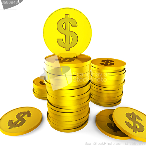 Image of Dollar Savings Represents Revenue Increase And Save