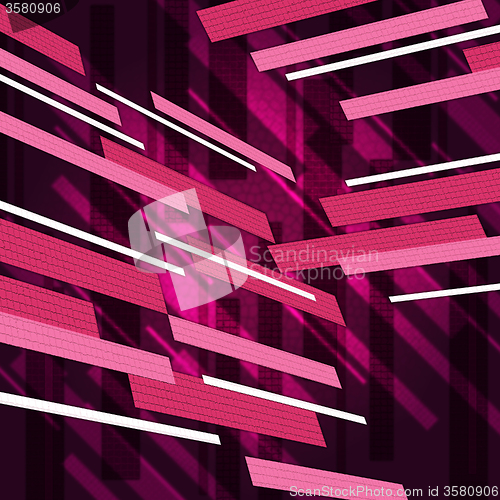 Image of Pink Rectangles Background Means Rectangulaar Shapes Decoration\r