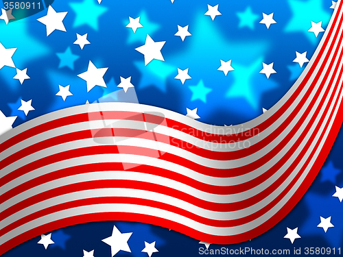 Image of American Flag Background Means National Proud And Identity\r