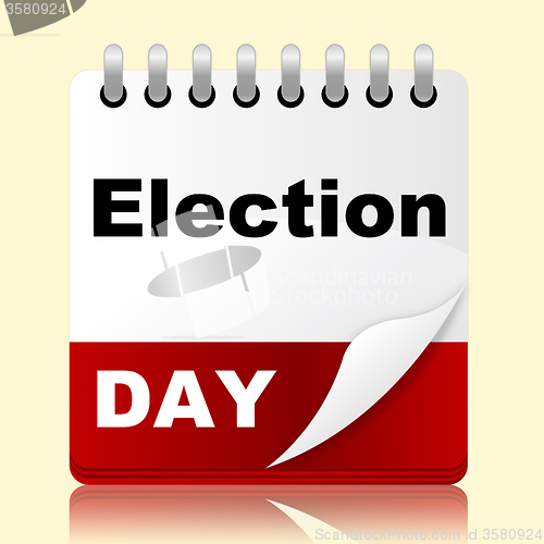 Image of Election Day Indicates Month Poll And Appointment