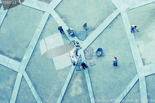 Image of construction workers