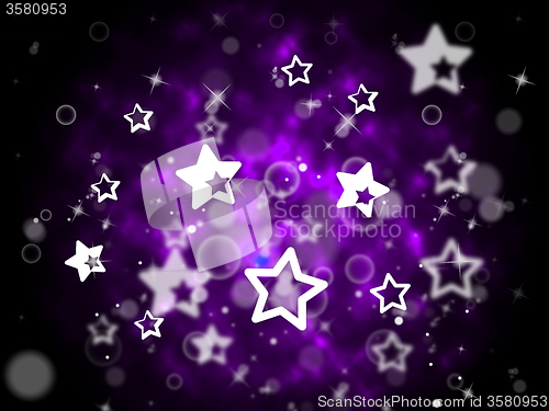 Image of Glow Background Shows Light Burst And Glowing