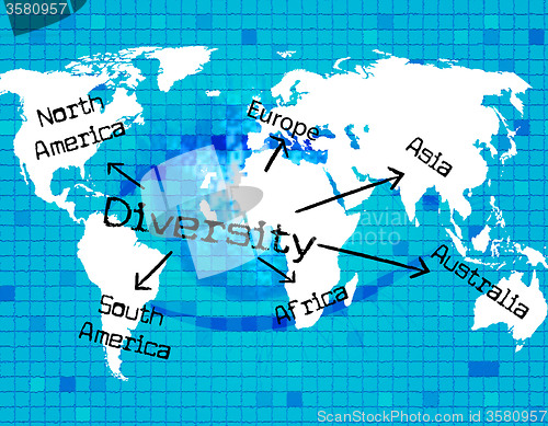 Image of World Diversity Indicates Mixed Bag And Variation