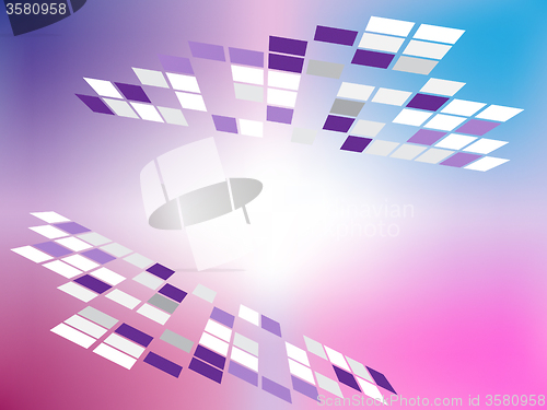 Image of Square Grids Background Means Geometric Design Or Digital Art\r