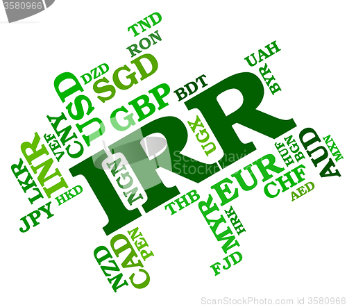 Image of Irr Currency Means Iran Rial And Broker