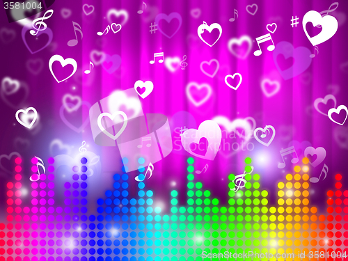 Image of Soundwaves Background Means Rock Pop Or RandB\r