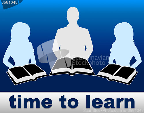 Image of Time To Learn Means Learned Books And Training