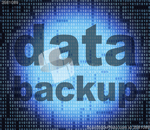 Image of Backup Data Means File Transfer And Archives