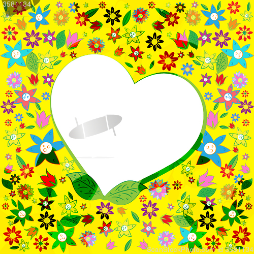 Image of Copyspace Heart Means Valentines Day And Affection