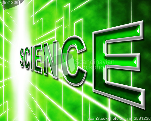 Image of Science Online Means World Wide Web And Internet