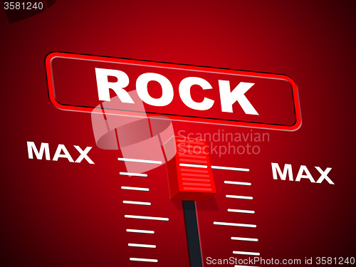 Image of Rock And Roll Represents Soundtrack Melody And Audio