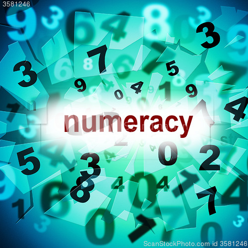 Image of Numeracy Education Means One Two Three And Educated